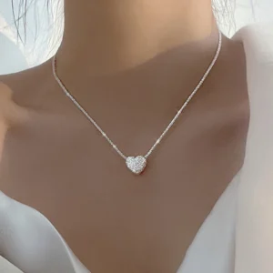 CLARA heart necklace - 925 sterling silver