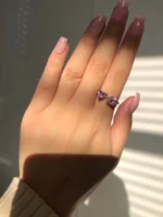 Alexandra heart ring