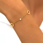 Sylvia heart bracelet