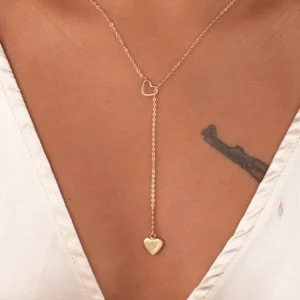 Necklace with heart pendant GIULIA