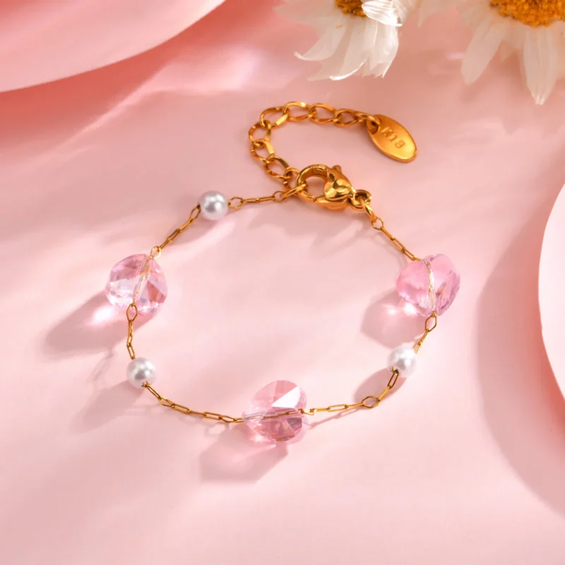 Heart bracelet AGATHE